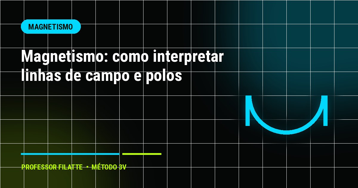 Magnetismo: como interpretar linhas de campo e polos